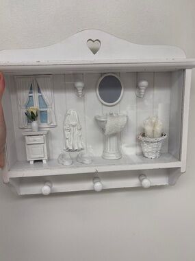 Miniature Bathroom Shadow Box Display